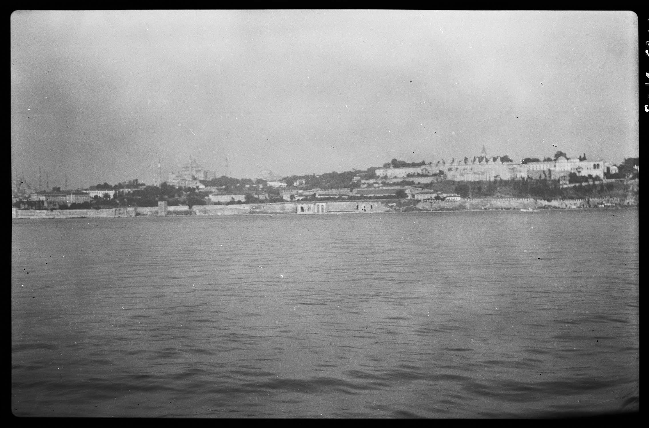 Sainte-Sophie et Topkapi depuis la mer